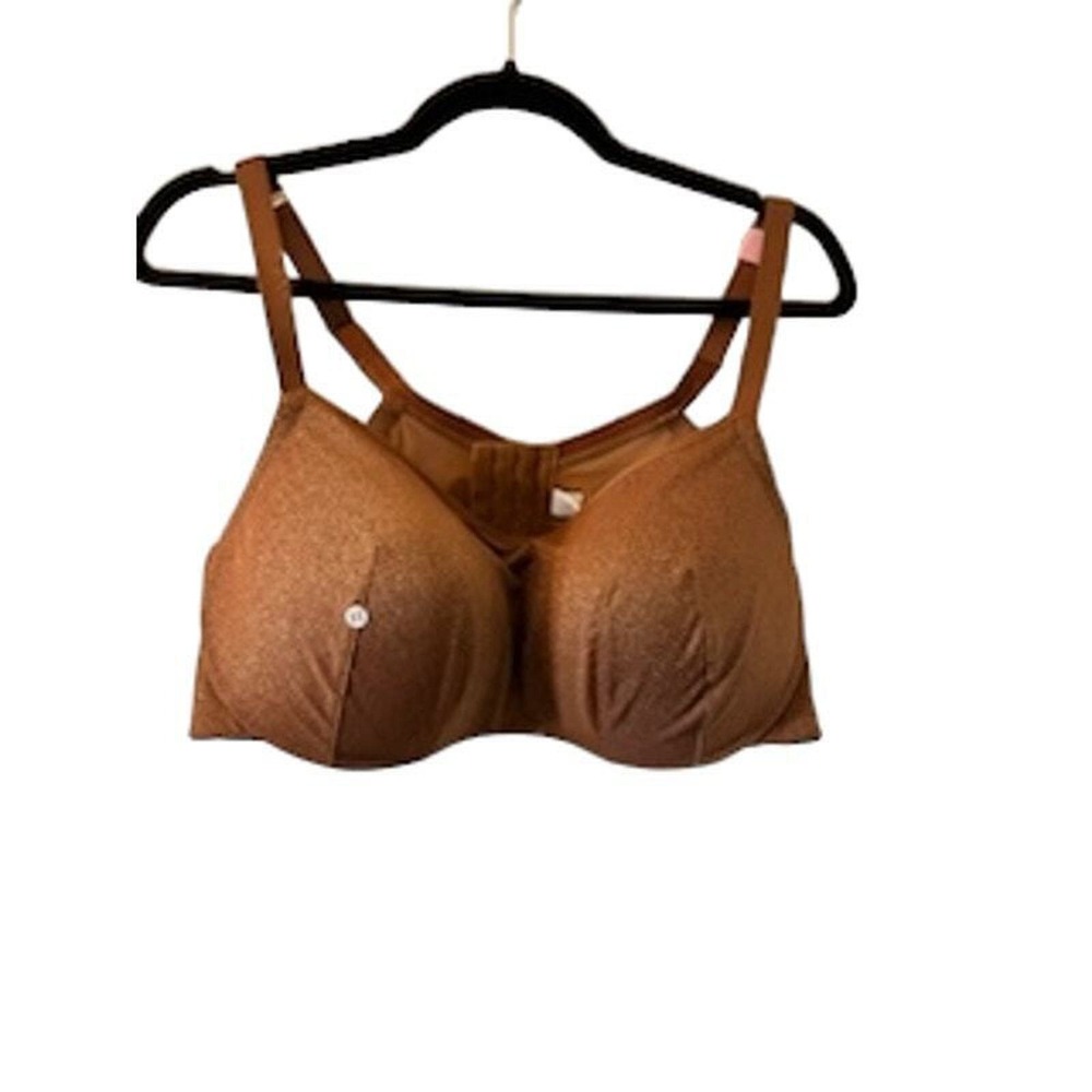 Cacique Full Coverage Underwire Bra Copper Brown Size 44D Plus Size Lingerie